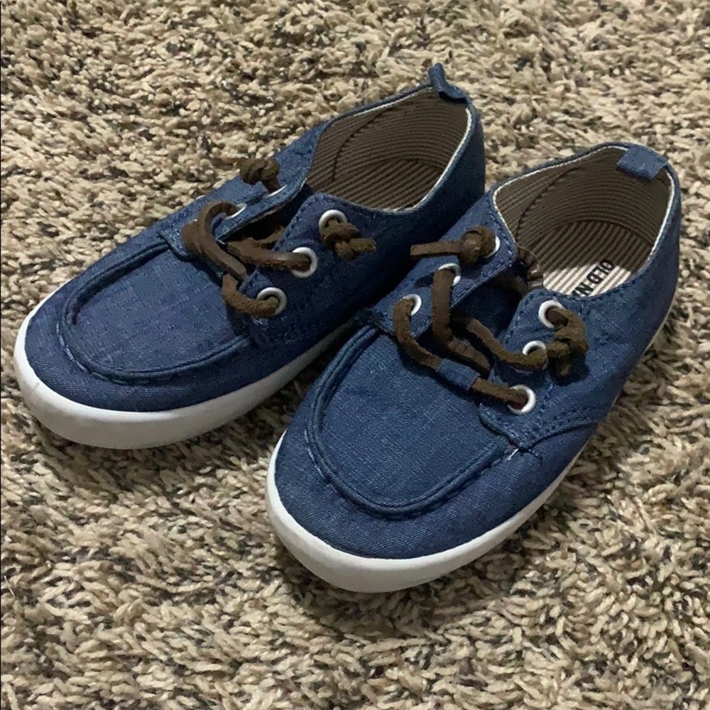 Denim slip on shoes